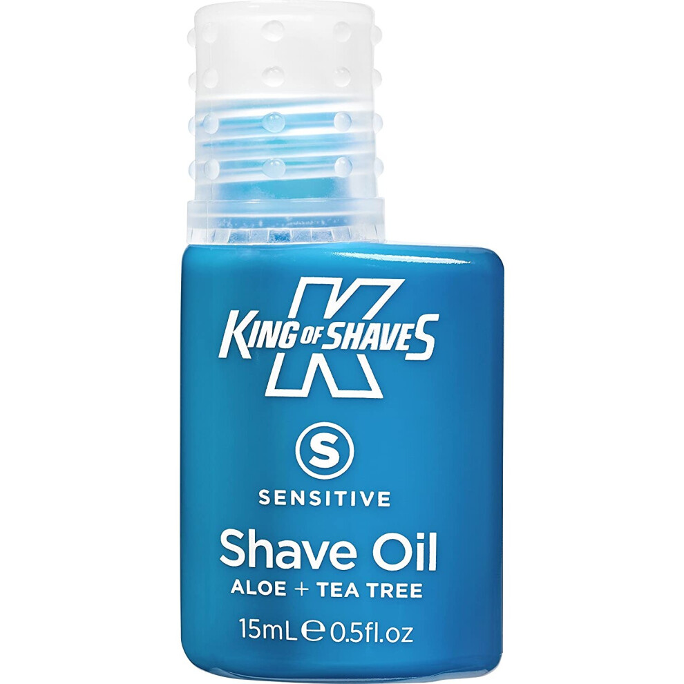 Hannsavers King Of Shaves Sensitive Shaving Oil For Men 15Ml - Packaging May Vary