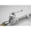 (Style-Silver) Kitchen Tap, Spring Kitchen Sink Mixer Tap Single Handle Lever with Pull Down Sprayer, High Arc Swivel 360° 2 Spray Mode 9