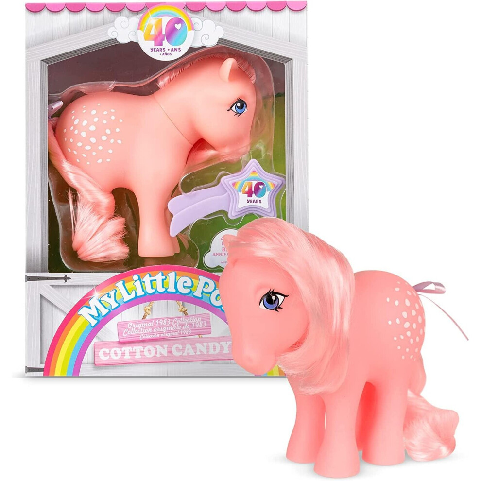 My Little Pony 40th COTTON CANDY Classic Pony Figure