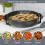 Quest Quest 35500 40cm Multi-Function Aluminium Electric Cooker Pan with Lid 5