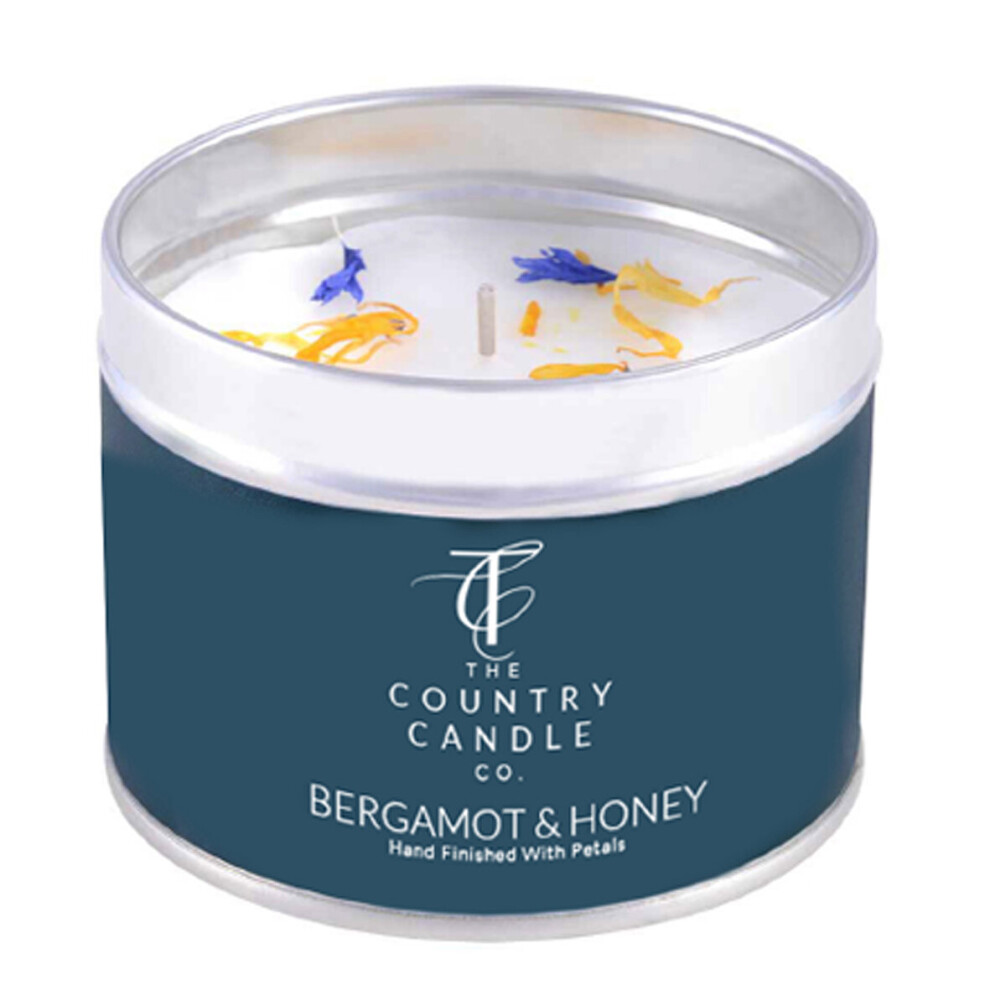 The Country Candle Company Pastels Candle in a Tin - Bergamot & Honey