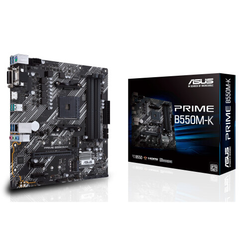 Gigabyte Gigabyte B550M K - 1.0 - motherboard - micro ATX - Socket AM4 - AMD B550