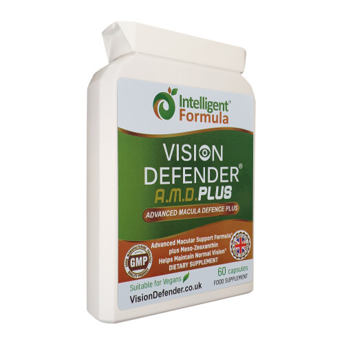 VISION DEFENDER AMD PLUS: Enhanced AREDS2 Formula Vegan Supplement 60 Caps 1