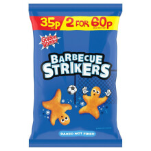 Golden Wonder Barbecue Strikers Barbecue Flavour 120g (Pack of 12)