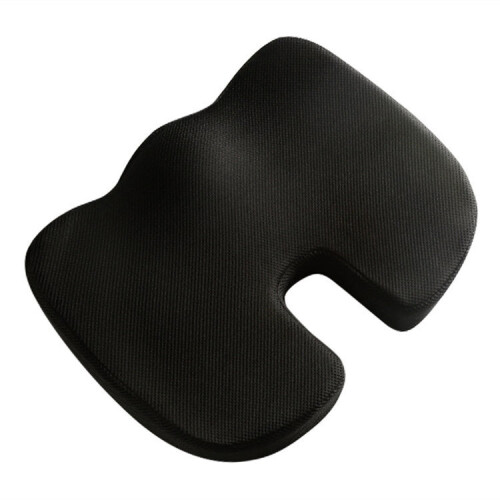 (black) Seat Cushion for Office Chair Memory Foam Non-Slip Desk Chair Cushion Back