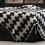 Black White Blanket Sofa Office Blanket Cross Pattern Air Conditioner Blanket 1