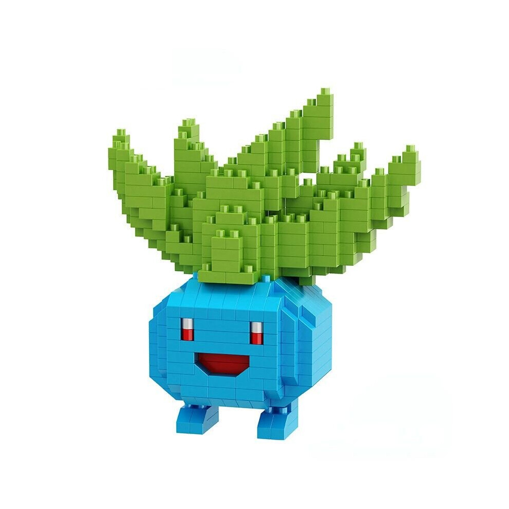 Pokemon Oddish Miniature Building Blocks  DIY Action Doll Childrens Gifts 400PCS