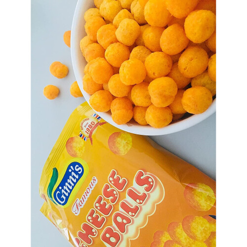 Ginni Cheese Balls 90g (Pack of 10) 1