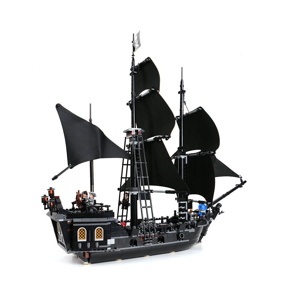 Building Blocks Pirates The Black Pearl Model Ship Bricks Kid Toy Gift