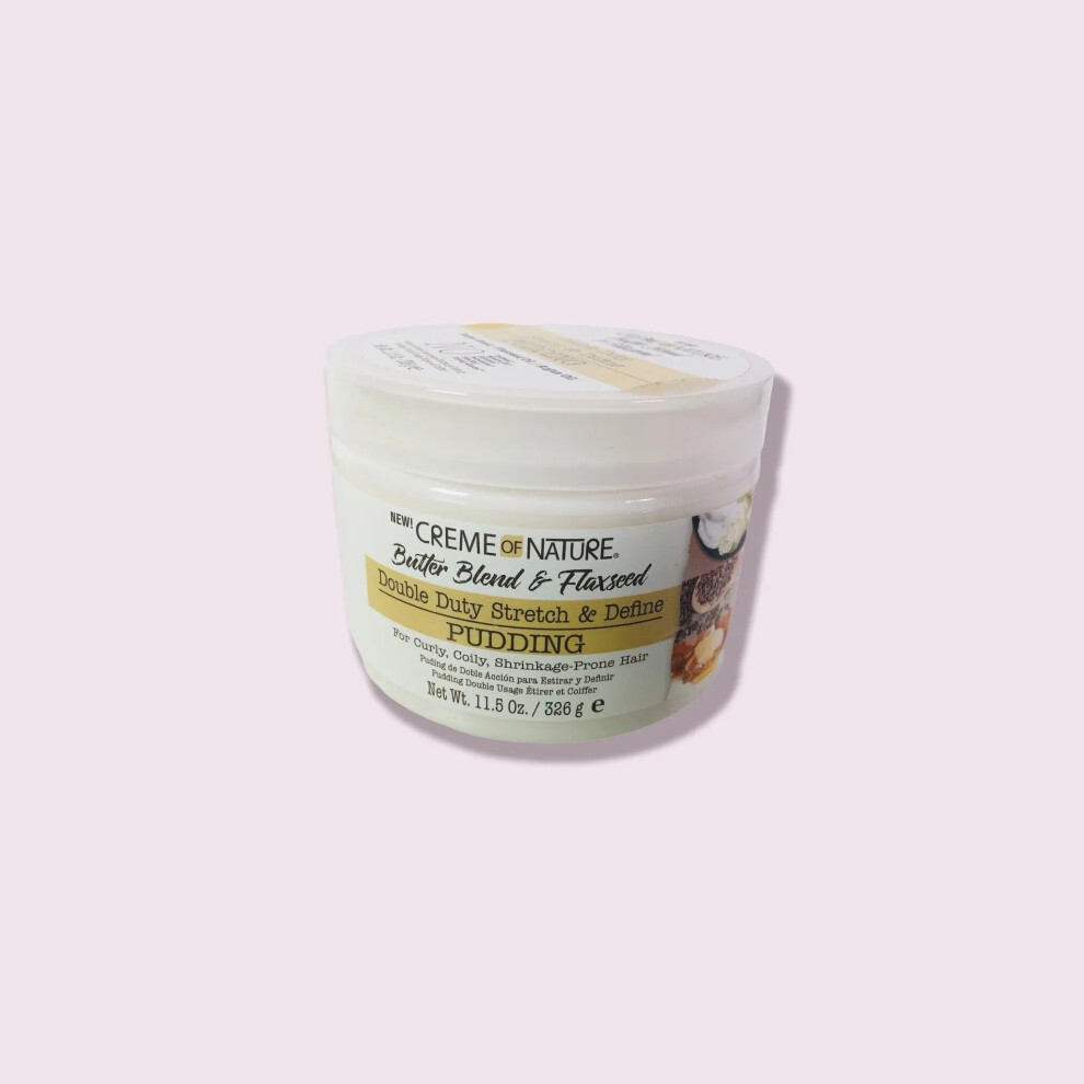 Creme Of Nature Light Butter Blend & Flaxseed Pudding 11.5Oz