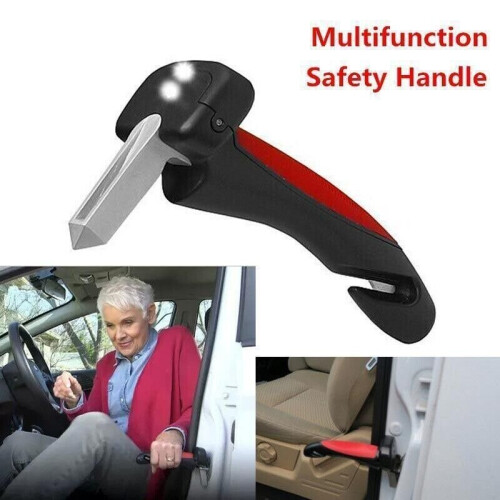 Disabled Mobility Aid Car Door Handle Flashlight Seatbelt Cutter Window Breaker