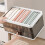 Living And Home (9) Folding Clothes Organiser Wardrobe Drawer Storage Box with Dividers 2