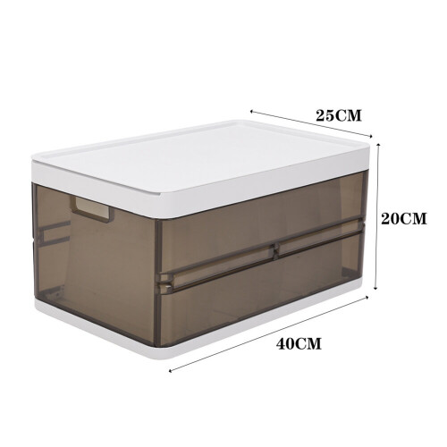 Living And Home (9) Folding Clothes Organiser Wardrobe Drawer Storage Box with Dividers 2