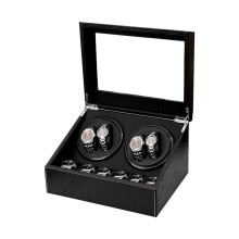 Automatik Uhrenbeweger Box UK Stecker mit 4 Winders &amp; 6 Stauräumen