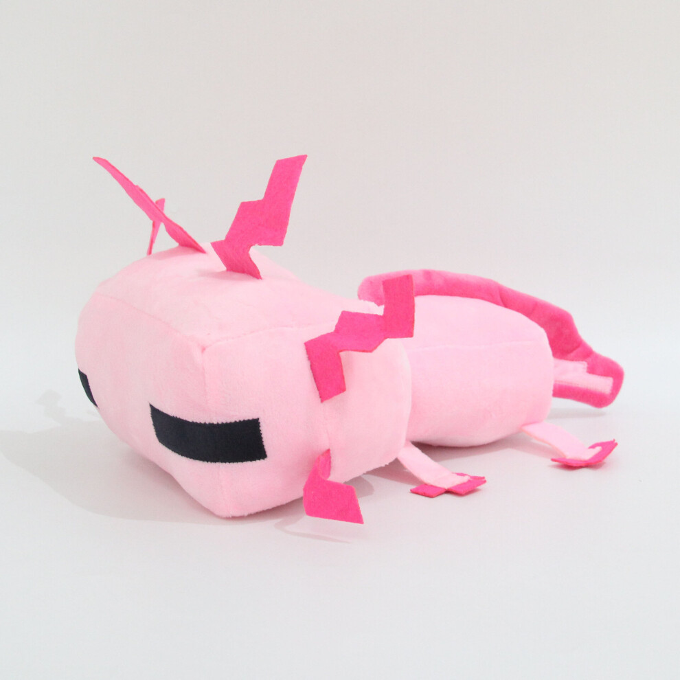 (Pink) Minecraft Plush Doll Rare Axolotl Soft Plush Stuffed Toy Kids Birthday Gift Uk Pink