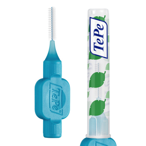 Tepe Tepe Interdental Brush, Blue 0.6mm (8 Pieces/Packet) X 3 Pack 1