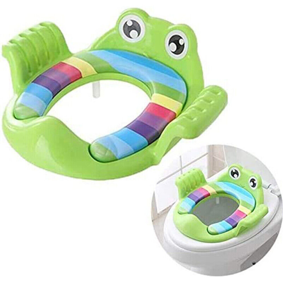 Children Potty Training Seat with Handles Baby Kids Toilet Seat Cover