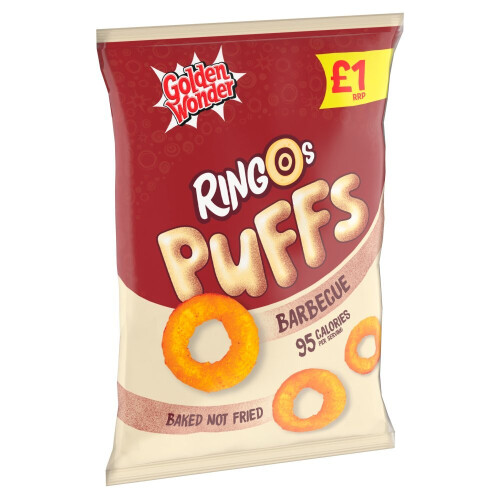 Golden Wonder Ringos Puffs Barbecue 60g (Pack of 15) on OnBuy