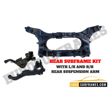 NEW NISSAN QASHQAI 06-16 REAR SUBFRAME KIT WITH TWO REAR SUSPENSION ARMS