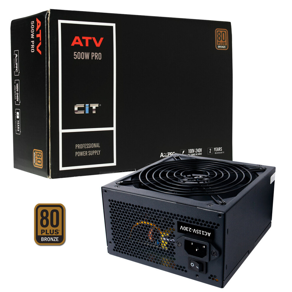 Cit 500W Atv Pro 14Cm Fan Apfc 80 Plus 5055492409898
