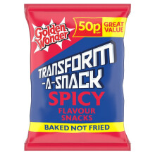 Golden Wonder Transform-A-Snack Spicy Flavour Snacks 27g (Pack of 30)