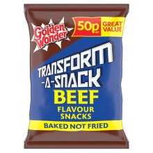 Golden Wonder Transform-A-Snack Beef Flavour Snacks 27g (Pack of 30)