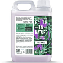 Faith In Nature Shampoo-Lavender/Geranium 2.5L (Pack of 4)