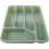 (MINT GREEN) Plastic Cutlery Tray Organiser  5 Compartment 1