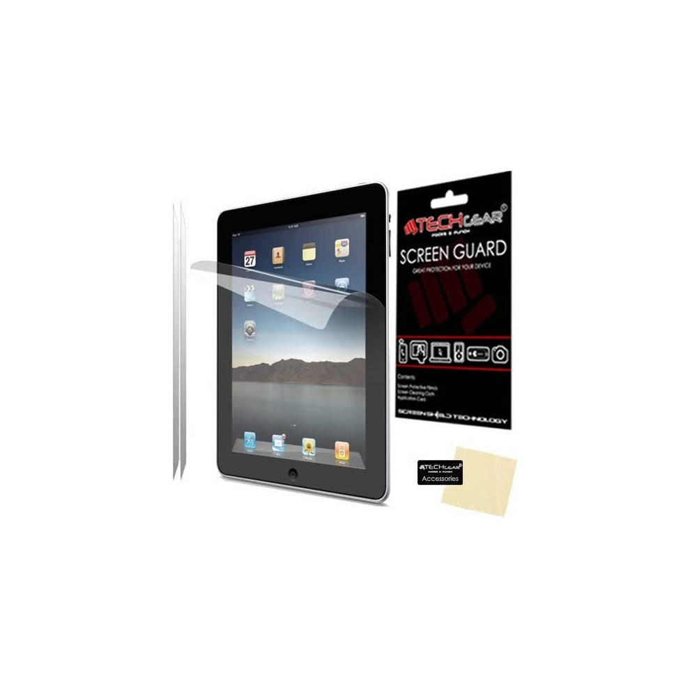 [2 Pack] TECHGEAR Anti Glare Screen Protectors for iPad 4, iPad 3 - Matte Lcd Screen Protectors Compatible with Apple iPad 4, iPad 3, & iPad 2