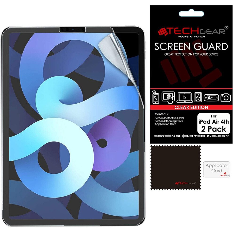Techgear [2 Pack] Ipad Air 5 / 4, 5Th / 4Th Generation Screen Protectors, Ultra Clear Screen Protector Designed For Ipad Air 10.9" 2022 / 2020