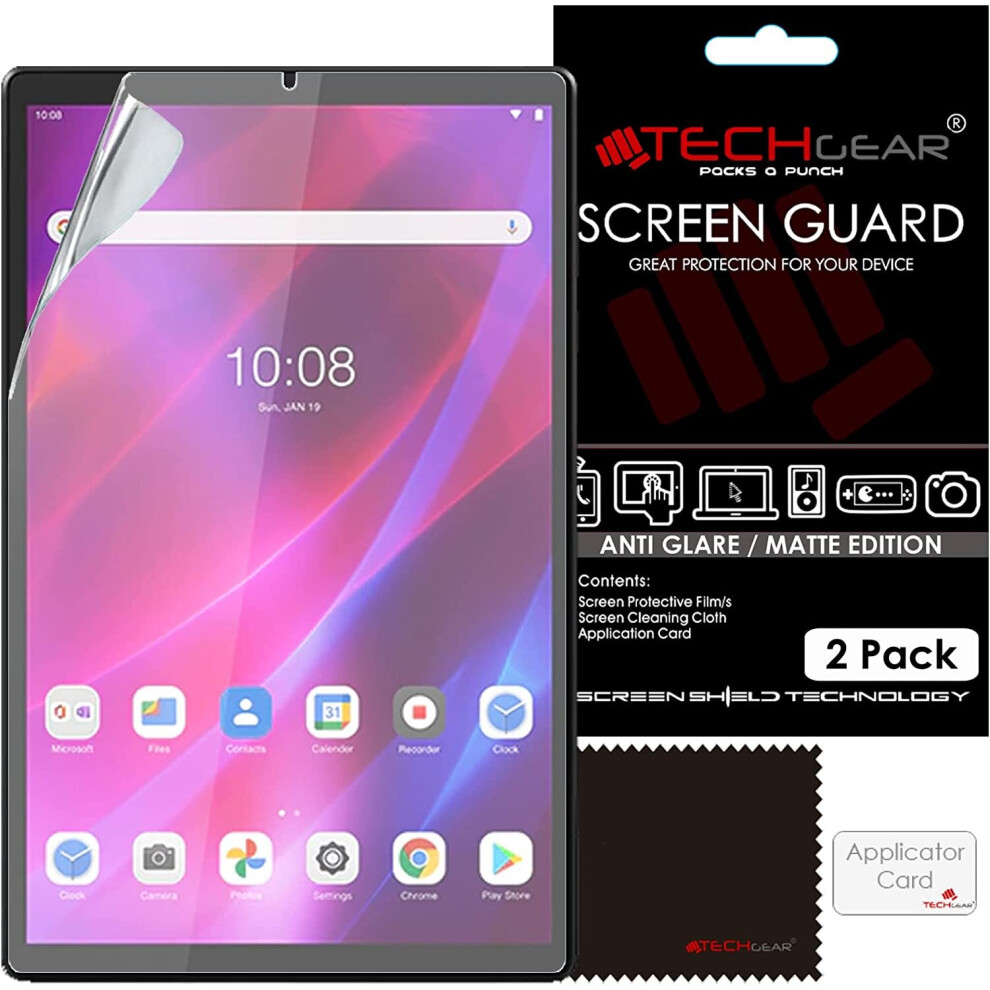 TECHGEAR [Pack of 2] Anti Glare / Matte Protectors for Lenovo Tab K10 / Tab M10 Plus 2nd Gen 2020 (10.3") TB-X606 / TB-X6C6 Matte Screen Protector