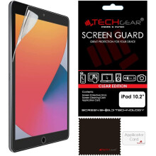 TECHGEAR Screen Protector for Apple iPad 10.2" 2021 / 2020 / 2019, CLEAR Screen Protector Compatible with iPad 9th / 8th / 7th Generation