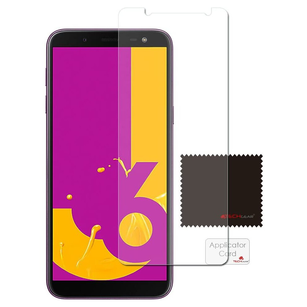 Techgear [5 Pack] Screen Protectors For Galaxy J6 (Sm-J600 Series) - Clear Lcd Screen Protectors Cover Guards Compatible With Samsung Galaxy J6 2018