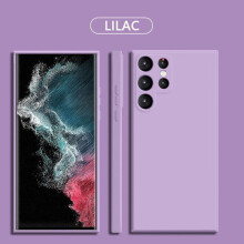 (S23+, purple) Liquid Silicone Back Case for Samsung S23/S23 Plus/S23 Ultra