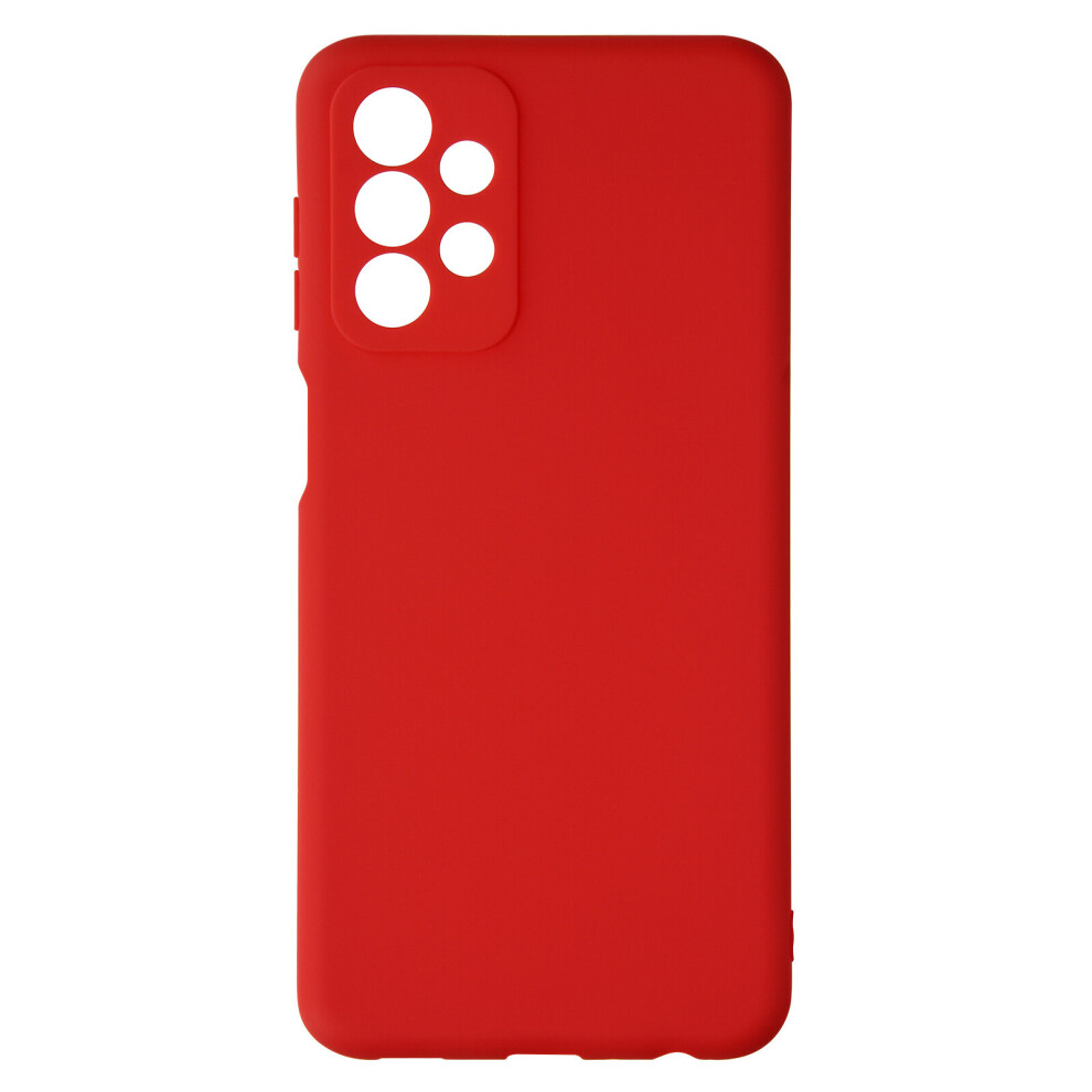 Avizar Case For Samsung Galaxy A23 5G Silicone Matte Finish Smudge Proof Red