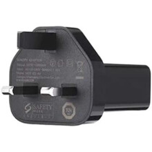 Xiaomi MDY-03-AA USB-3 Pin UK Mains Plug Power Adapter Charger - Black