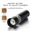 2X Electric Black Salt Pepper Grinder Mill Adjustable Coarseness Light 3
