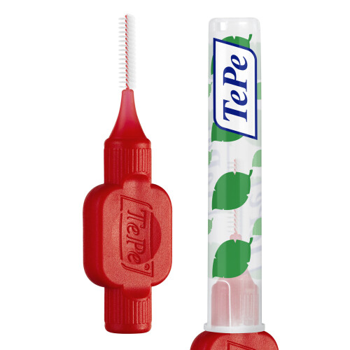 Tepe TePe Interdental Brushes Red-0.5 mm (8 Pieces/Packet) x 3 Pack 1