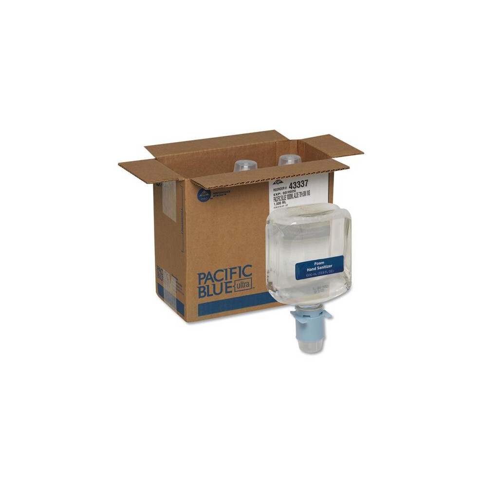 Georgia Pacific Professional Blue Gpc43337 Ultra Automated Sanitizer Dispenser Refill Foam Hand Sanitizer, - Pack Of 3