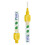 Tepe Tepe Interdental Brush, Yellow 0.7mm (8 Pieces/Packet X 3 Pack 3
