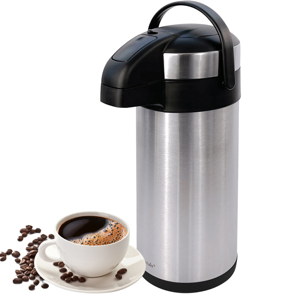 Stainless Steel 5L Vacuum Air Pot Travel Flask With Pump Action