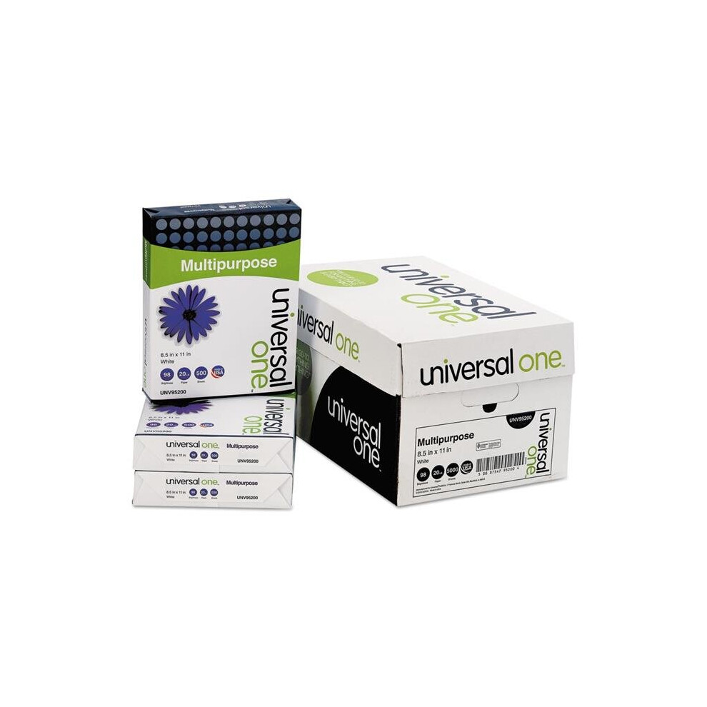 Universal UNV95200 98 Bright Xero Deluxe Multipurpose Paper, White