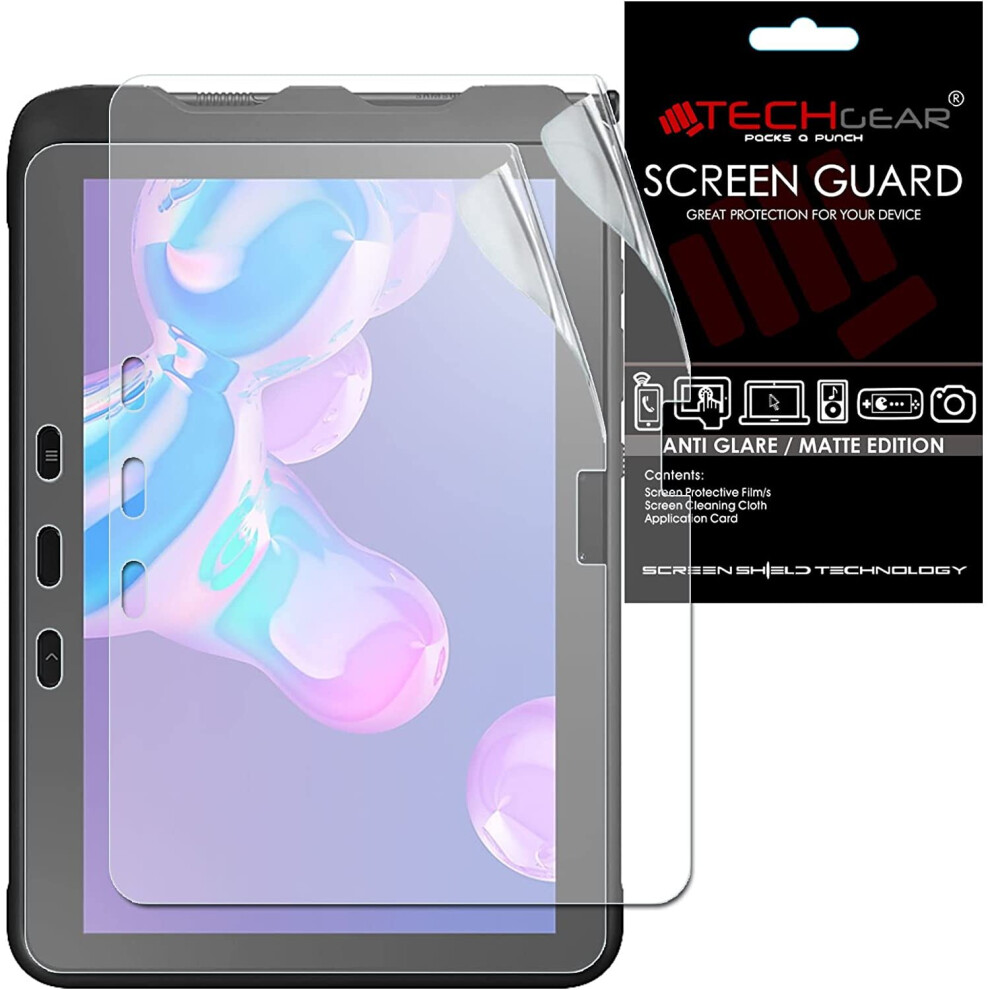 TECHGEAR 2 Pack Galaxy Tab Active Pro / Active 4 Pro 10.1" Anti-Glare Screen Protectors (SM-T540, T545, T547, T630, T637) MATTE Screen Protector