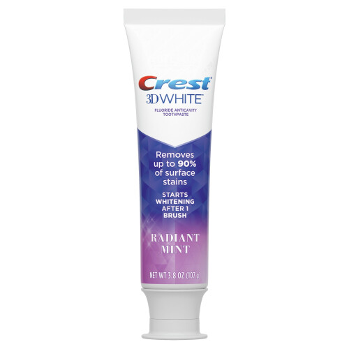 Crest Crest 3D White Radiant Mint Toothpaste, 3.8 OZ (107 g) 1