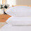 True Face Pillows 2 Pack Egyptian Stripe Luxury Neck Pillow Soft & Comfortable 6