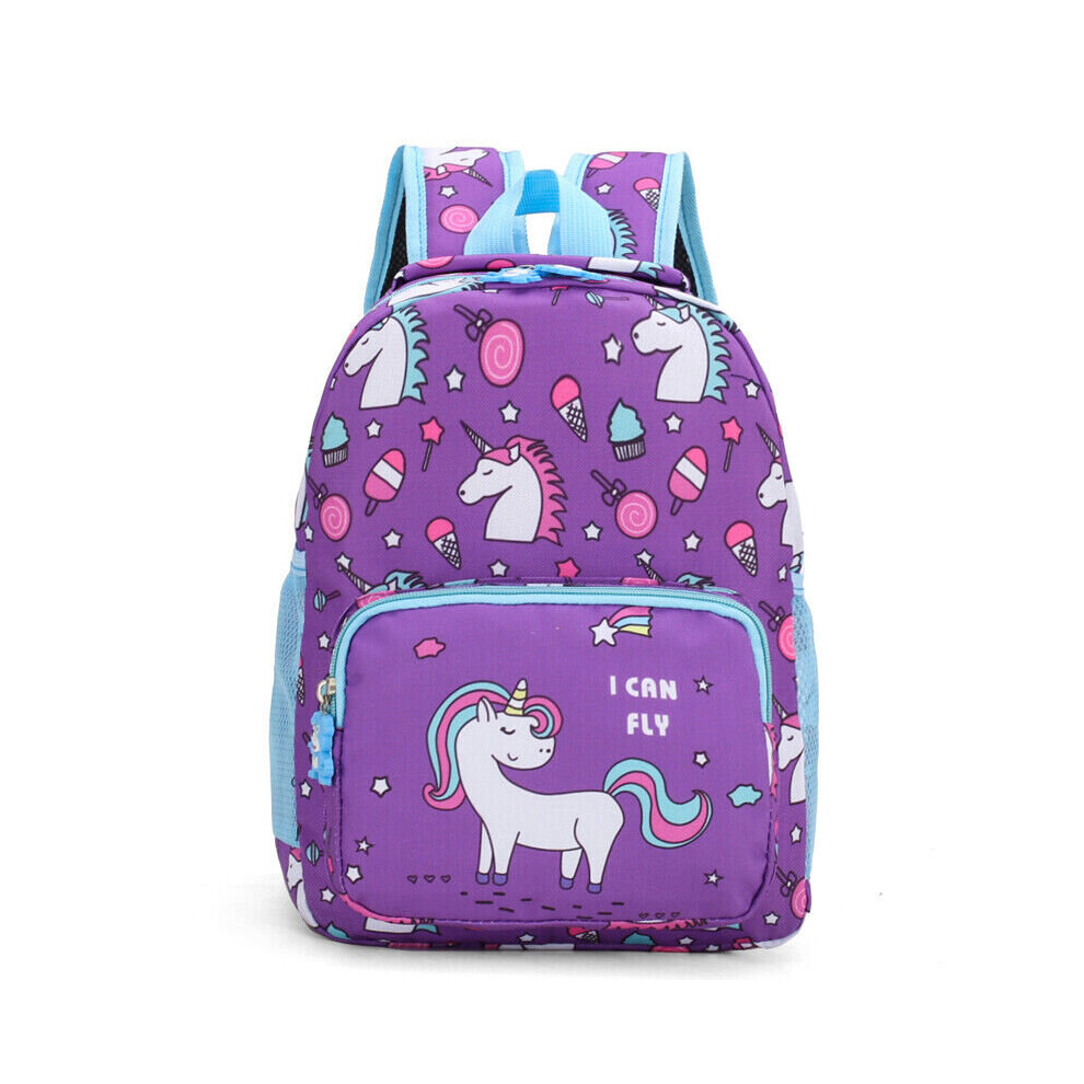 (  Purple) Kids Backpack Children Unicorn Girls School Nursery Travel Shoulder