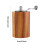 Wood Pepper Grinder Manual Flax Seed Grinder Pepper Mill Adjustable 3