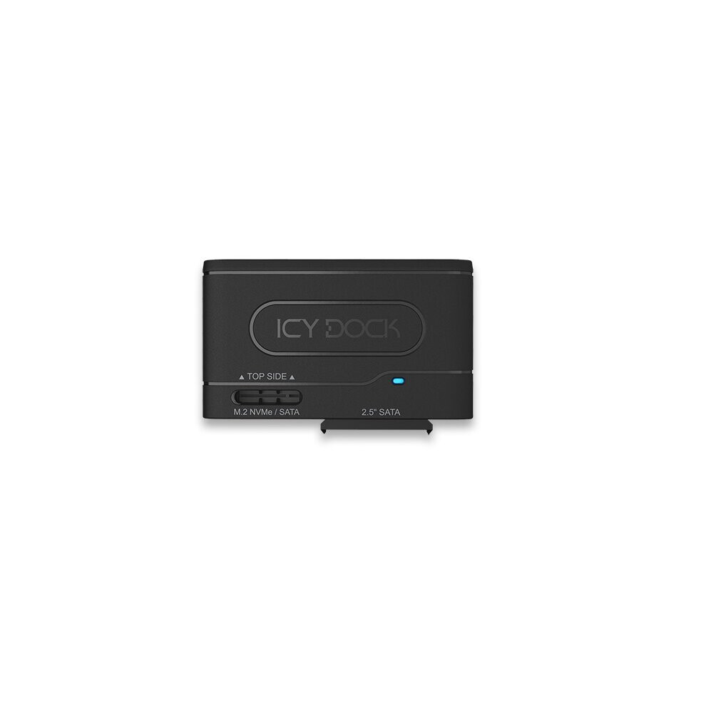 ICY Dock MB104U-1SMB USB 3.2 to 2.5" SATA M.2 NVMe SATA SSD Adapter