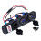 (Blue) 4 In 1 Digital Voltmeter+12V Cigarette Lighter Socket +Dual USB Power Charger Adapter 1