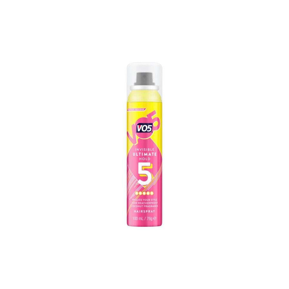 VO5 Invisible Ultimate Hold Coconut Fragrance Hair Spray 100ml